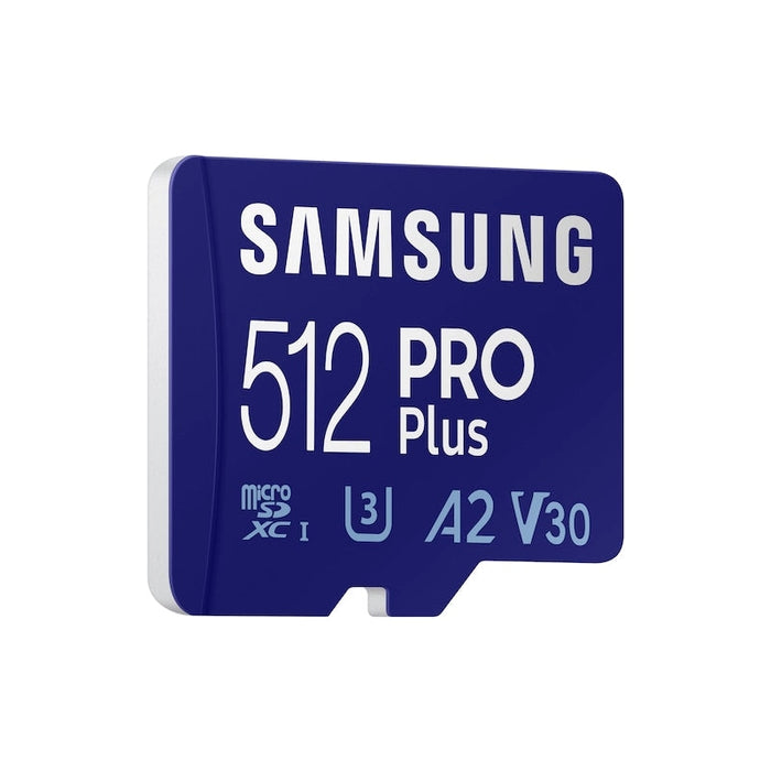 Памет Samsung 512GB Micro SD PRO Plus + Reader Class10