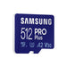 Памет Samsung 512GB Micro SD PRO Plus + Reader Class10