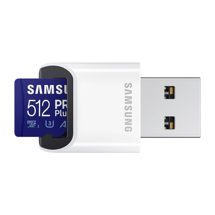 Памет Samsung 512GB Micro SD PRO Plus + Reader Class10