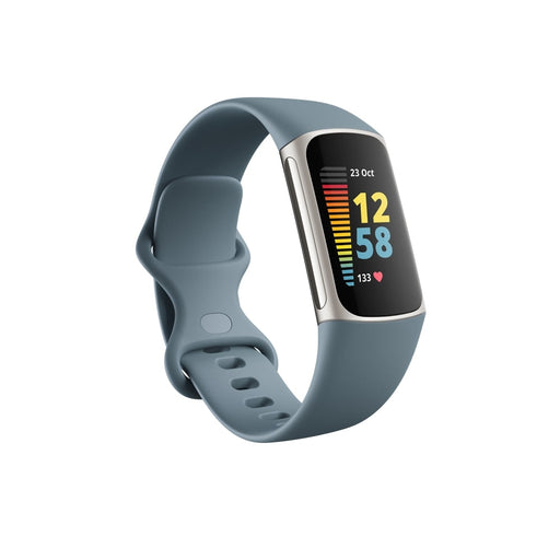 Фитнес гривна Fitbit Charge 5 Steel Blue Platinum Stainless