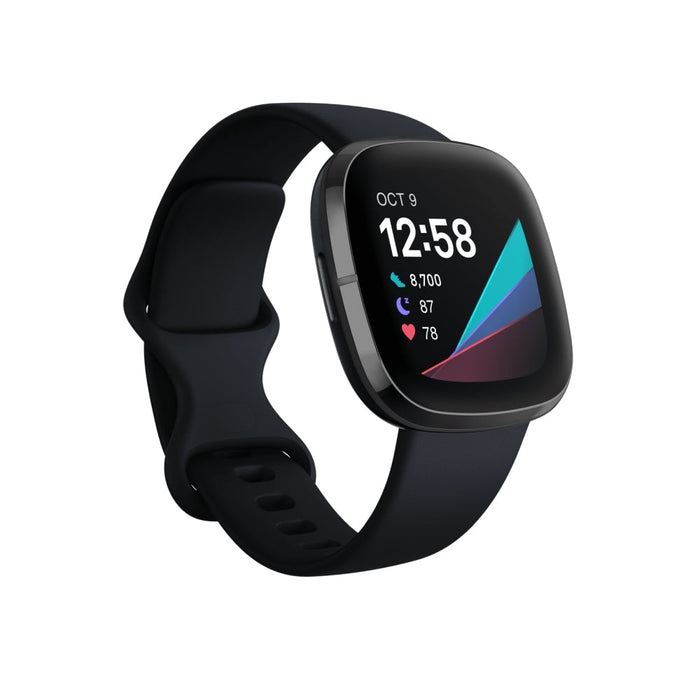 Часовник Fitbit Sense Carbon Graphite Stainless Steel