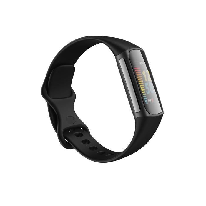 Фитнес гривна Fitbit Charge 5 Black Graphite Stainless Steel