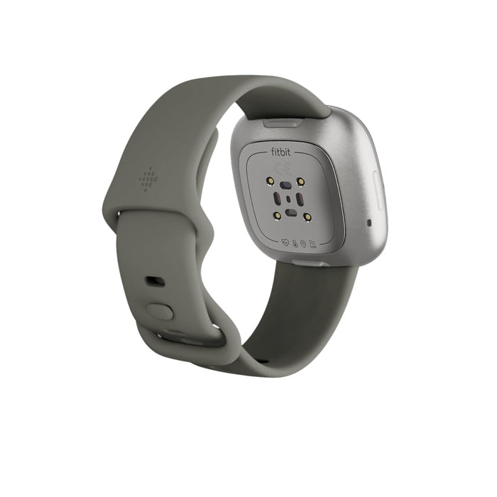 Часовник Fitbit Sense Sage Grey Silver Stainless Steel