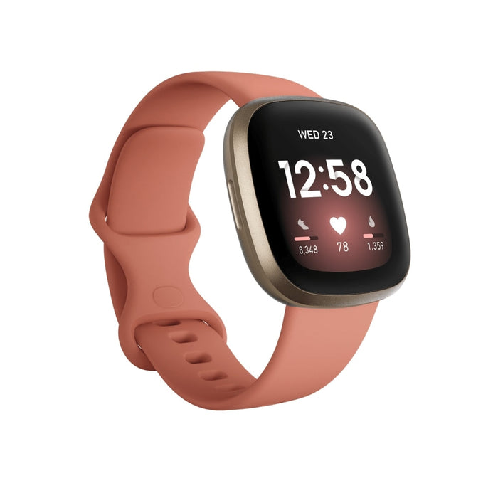 Часовник Fitbit Versa 3 Pink Clay Soft Gold Aluminum