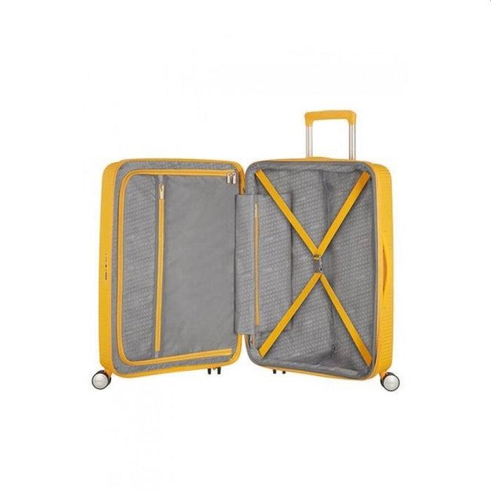 Куфар Samsonite Soundbox Spinner (4 wheels) 67cm Exp Yellow