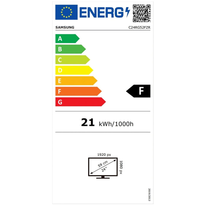 Монитор Samsung 24RG52F 24’ GAMING Curved VA LED