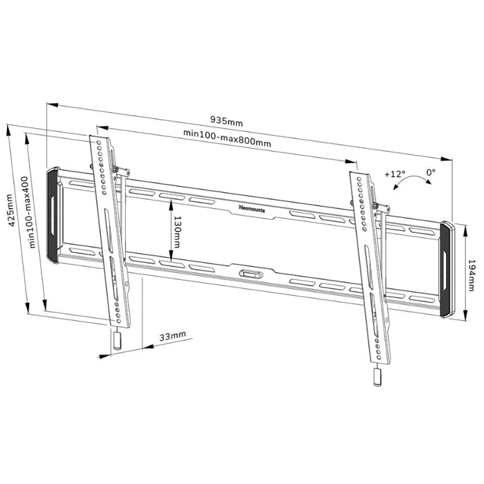 Стойка Neomounts by NewStar Screen Wall Mount (tilt