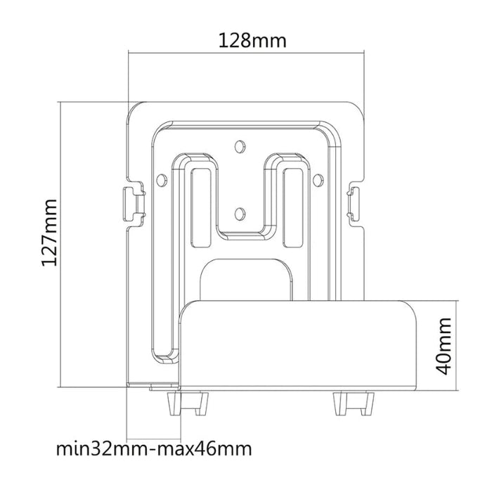 Стойка Neomounts by NewStar Universal Mediabox Mount