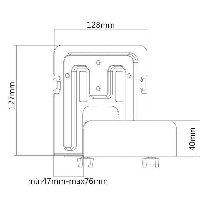 Стойка Neomounts by NewStar Universal Mediabox Mount