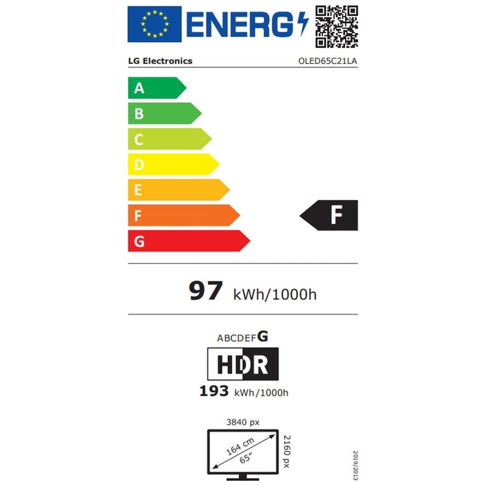 Телевизор LG OLED65C21LA 65’ UHD OLED evo 3840 x