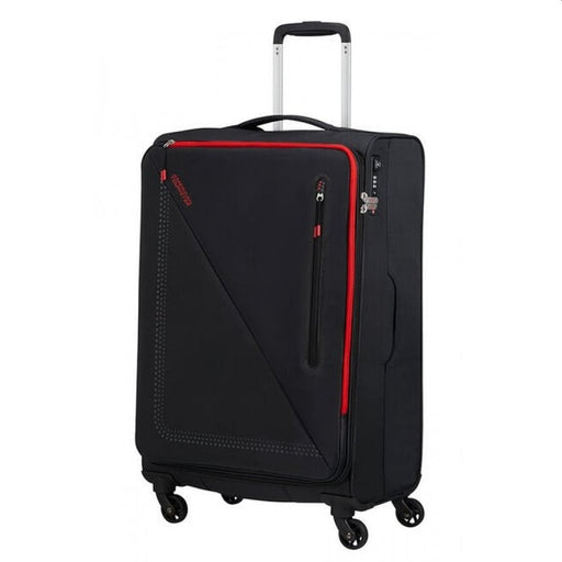 Куфар Samsonite Lite Volt Spinner (4 wheels) 68 cm Black/Red