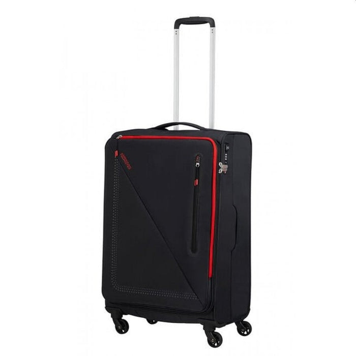 Куфар Samsonite Lite Volt Spinner (4 wheels) 68 cm Black/Red