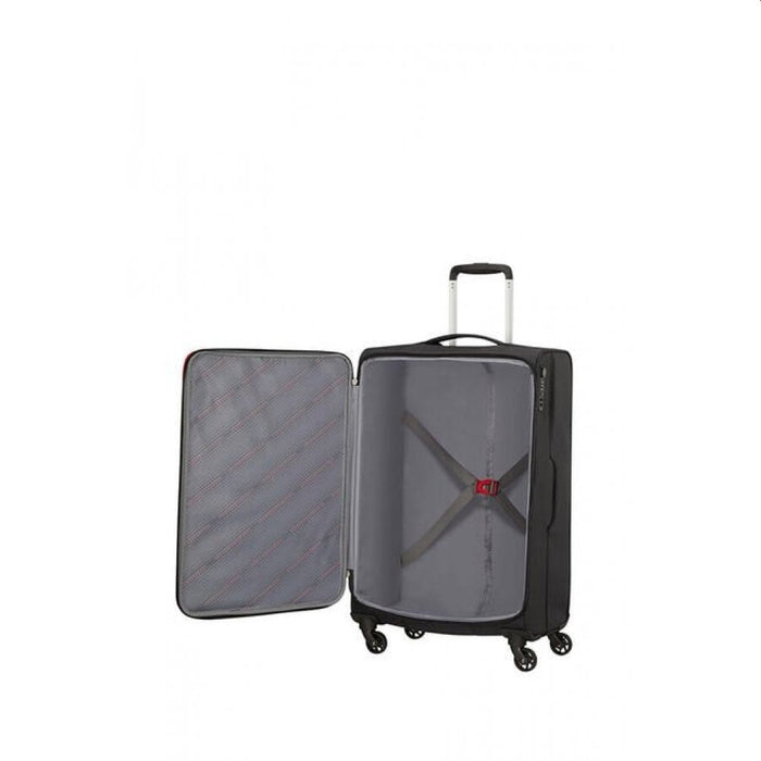 Куфар Samsonite Lite Volt Spinner (4 wheels) 68 cm Black/Red