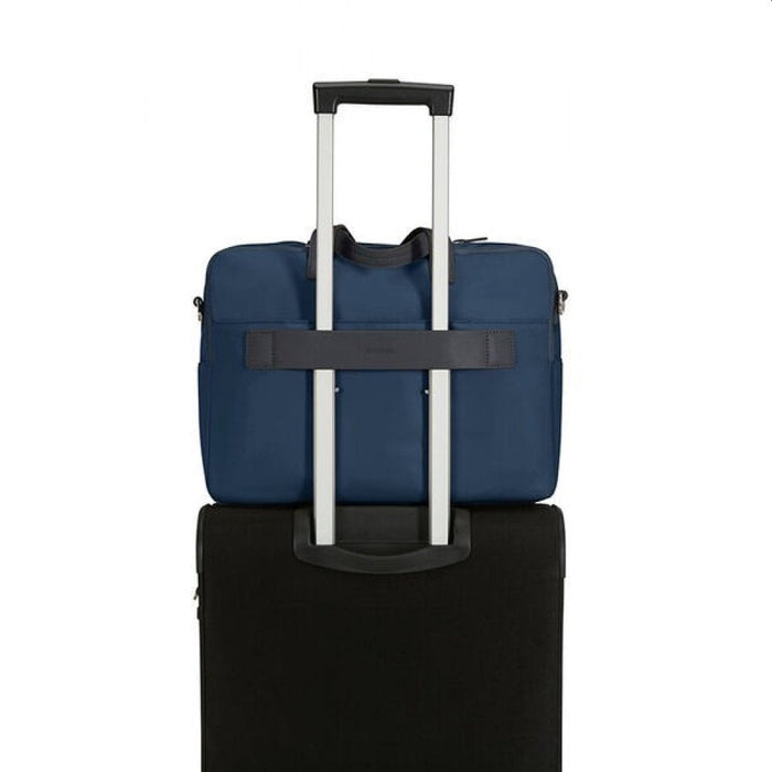 Чанта Samsonite Eco Wave Briefcase 15.6’ 2 pockets Dark Blue