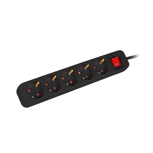 Разклонител Lanberg power strip 3m 5 sockets