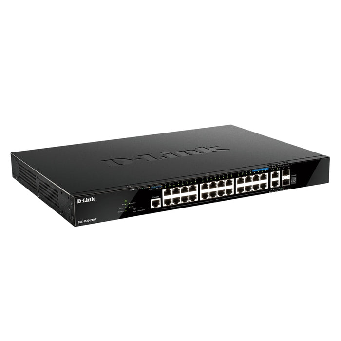 Комутатор D - Link 20 ports GE PoE + 4 2.5 2 10GE