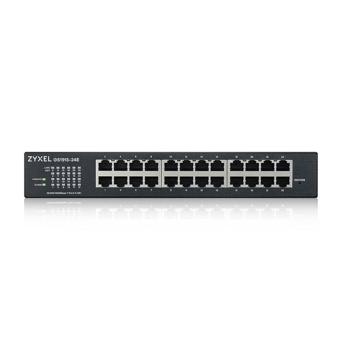 Комутатор ZyXEL GS1915 - 24E 24 - port GbE Smart