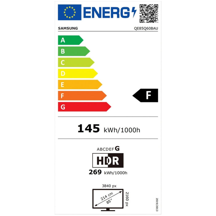 Телевизор Samsung 85’’ 85Q60B QLED FLAT SMART