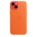 Калъф Apple iPhone 14 Leather Case with MagSafe - Orange