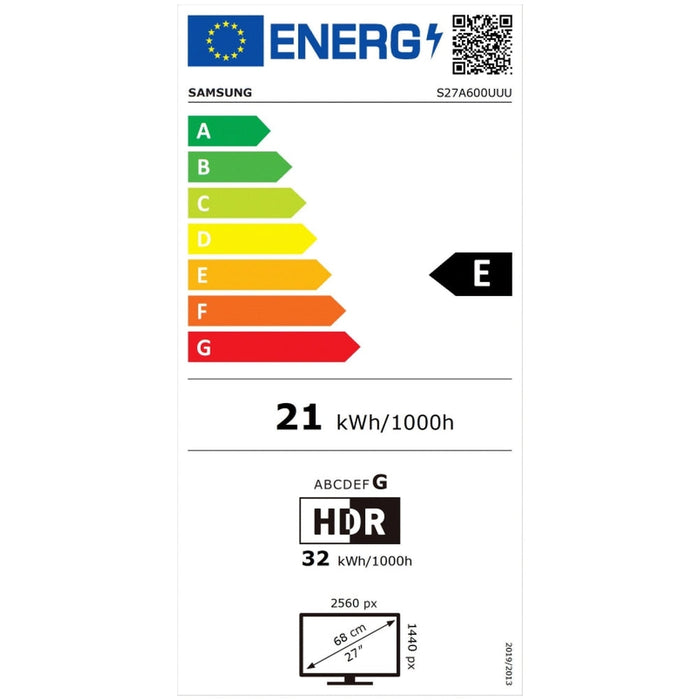 Монитор Samsung 27A600 27’ IPS 75 Hz 5 ms GTG