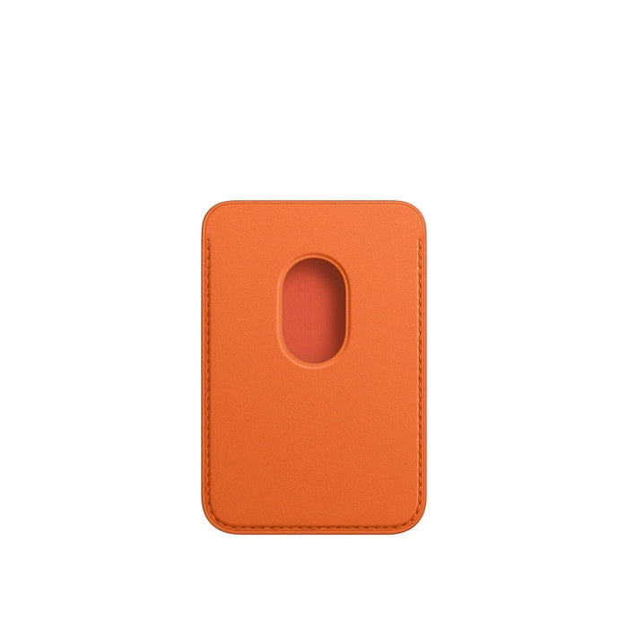 Калъф Apple iPhone Leather Wallet with MagSafe - Orange