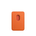 Калъф Apple iPhone Leather Wallet with MagSafe - Orange