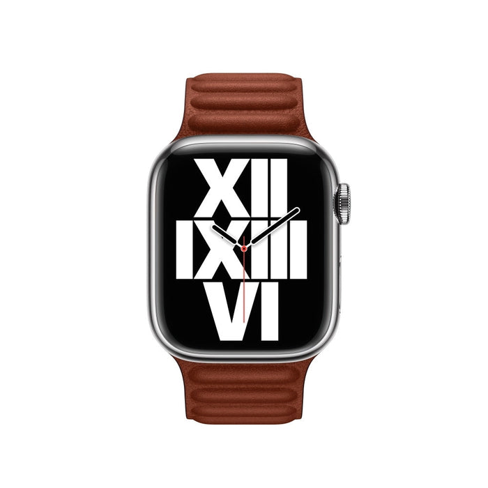 Каишка за часовник Apple Watch 41mm Umber Leather Link - M/L