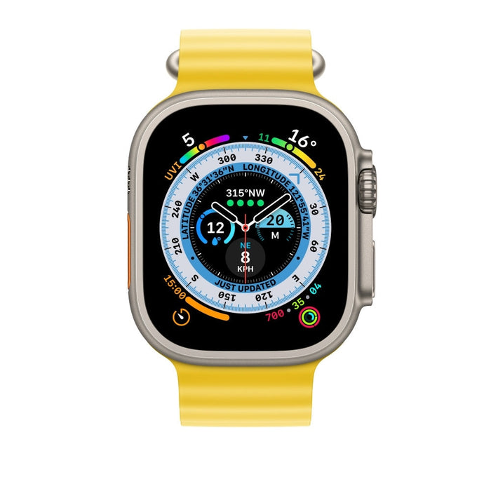 Каишка за часовник Apple Watch 49mm Yellow Ocean Band