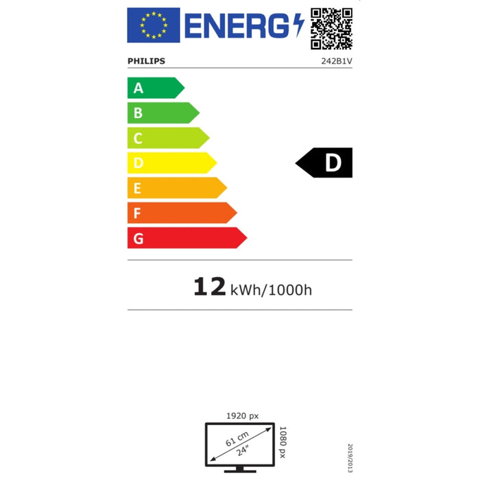 Монитор Philips 242B1V/00 23.8’ IPS WLED 1920x1080