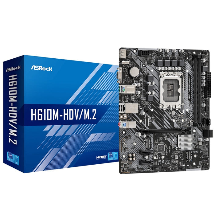 Дънна платка Asrock H610M - HDV/M.2