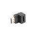 Адаптер Lanberg Adater HDMI(M) - >HDMI(F) Angled Down Black