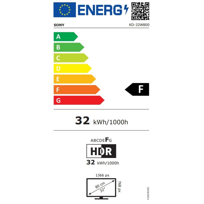 Телевизор Sony KD - 32W800 32’ HDR TV Direct LED