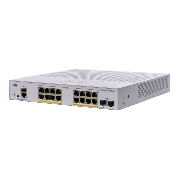 Комутатор CISCO CBS350 Managed 16 - port GE Full