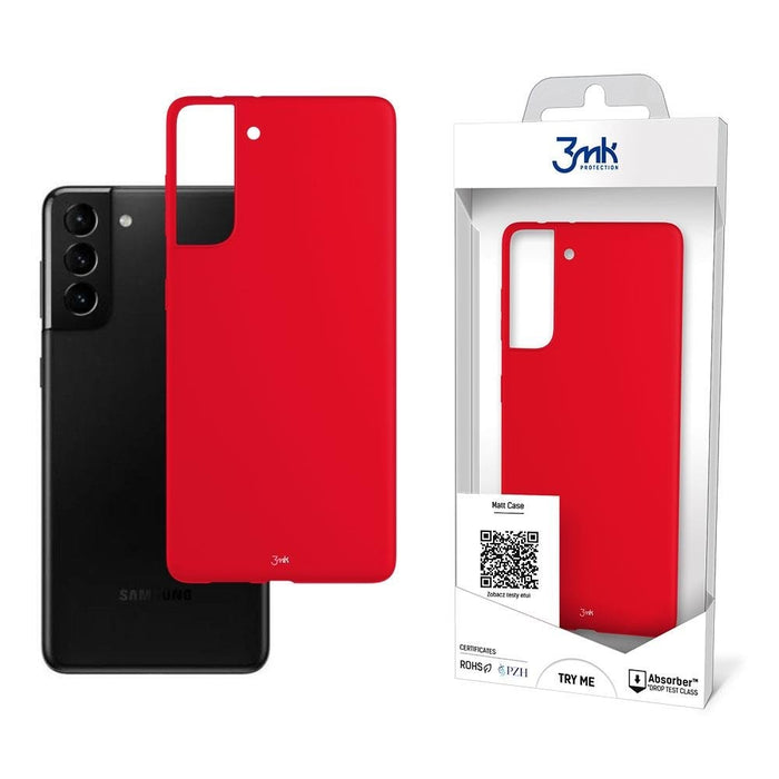 Кейс 3mk Matt Case strawberry за Samsung Galaxy S21 + 5G