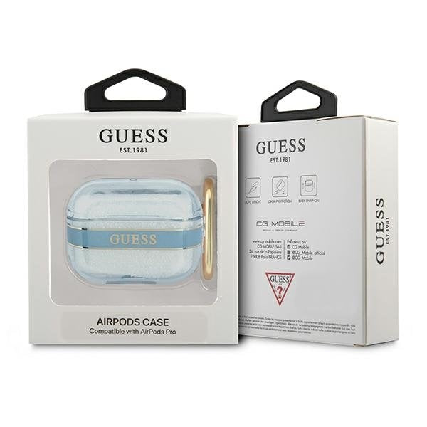 Калъф Guess GUAPHHTSB за AirPods Pro. син Strap Collection