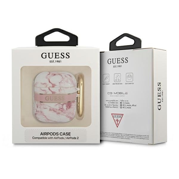 Калъф Guess GUA2HCHMAP за AirPods 1/2 розов