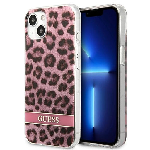 Кейс Guess GUHCP13SHSLEOP за iPhone 13 mini 5.4’