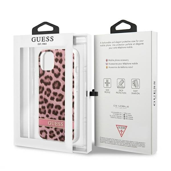 Кейс Guess GUHCP13SHSLEOP за iPhone 13 mini 5.4’