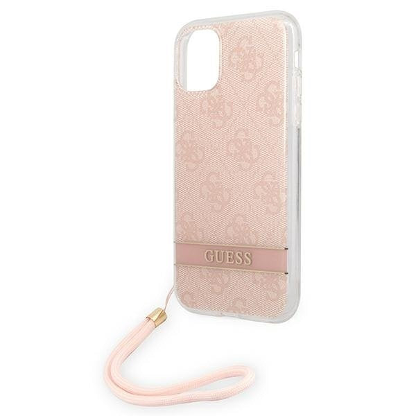 Кейс Guess GUOHCN61H4STP за iPhone 11 розов