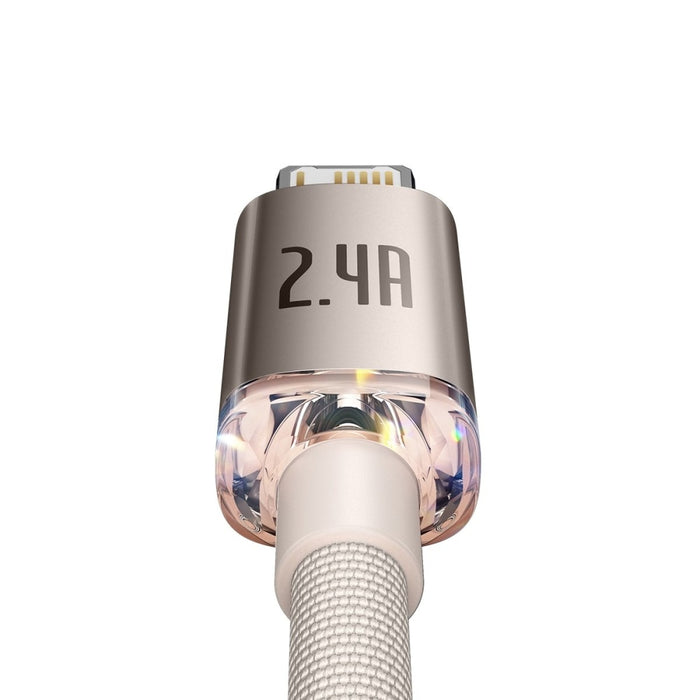 Кабел Baseus Crystal Shine USB към Lightning 2.4A