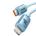 Кабел Baseus Crystal Shine USB към Lightning 2.4A