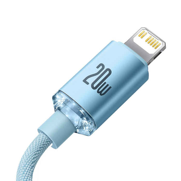 Кабел Baseus Crystal Shine USB към Lightning 2.4A