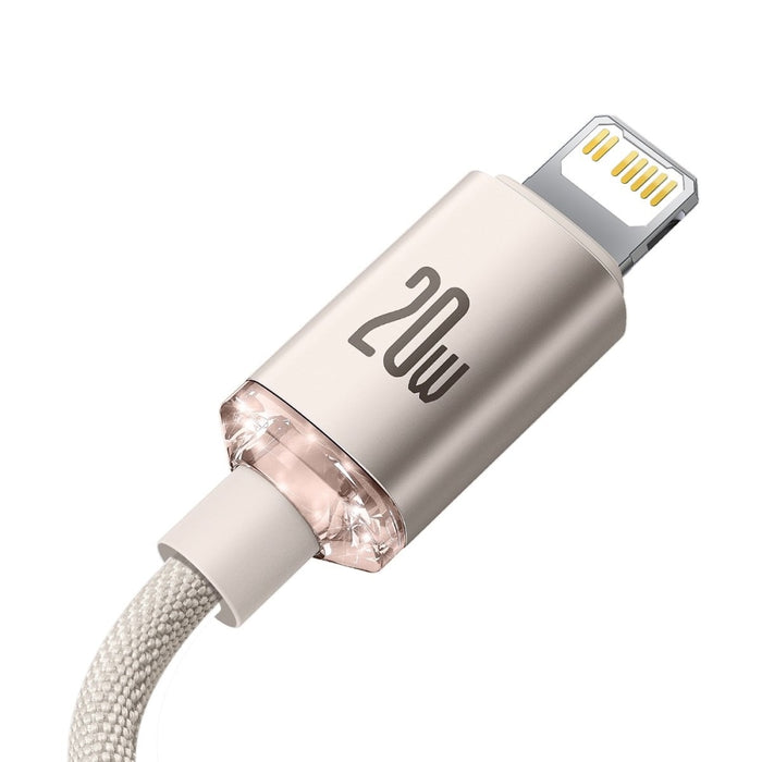 Кабел Baseus Crystal Shine USB към Lightning 2.4A