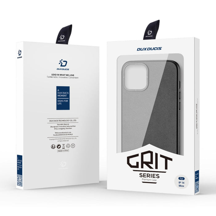 Кожен калъф Dux Ducis Grit за iPhone 14 Pro Max