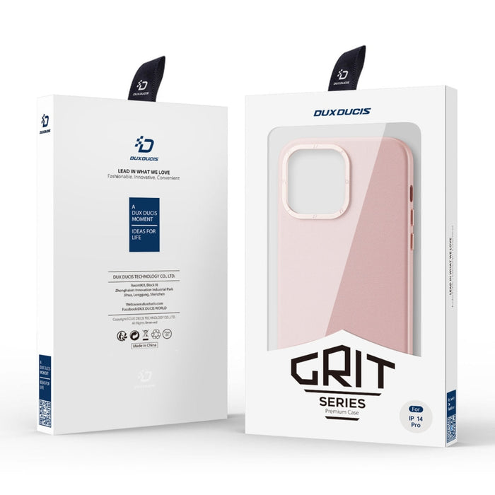 Кожен калъф Dux Ducis Grit за iPhone 14 Pro