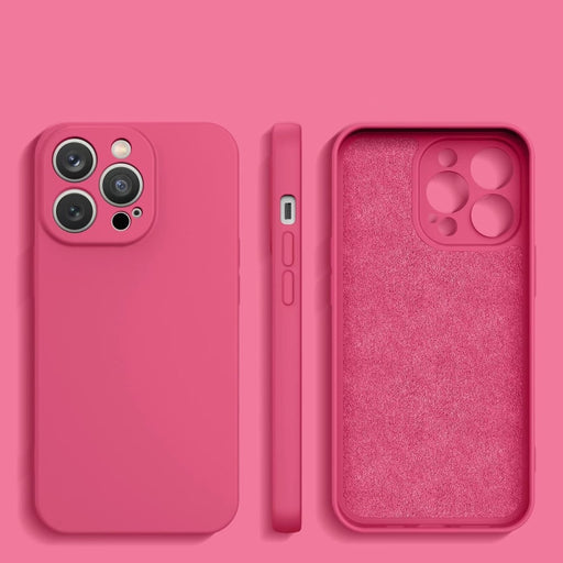 Кейс HQWear Silicone Case за iPhone 14 Pro Max fuchsia