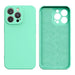 Кейс HQWear Silicone Case за iPhone 13 ментово - зелен