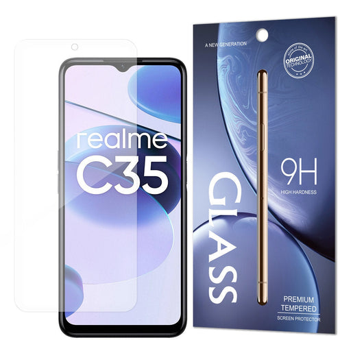 Скрийн протектор от закалено стъкло HQWear 9H за Realme C35