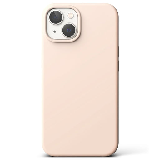 Силиконов кейс RIngke за iPhone 14 розов (SI001E67)