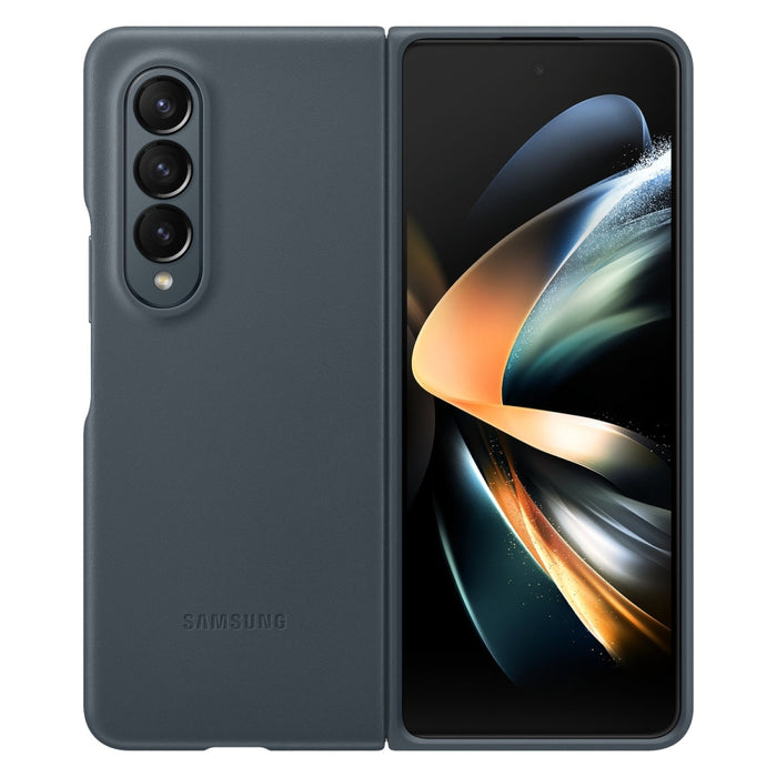 Кейс Samsung Leather Cover за Galaxy Z Fold 4 сив